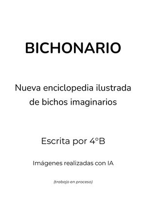 Bichonario / Enciclopedia Ilustrada