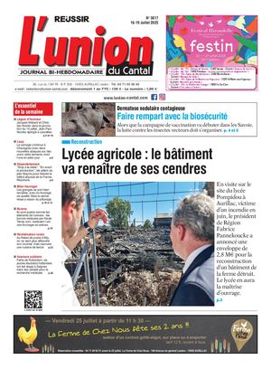 L'union Du Cantal N° 3817