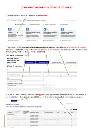 Tuto Comment Apurer Un Dae Sur Gamma2