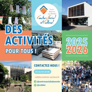 Brochure Cenre Social Tasdon 2025-2026