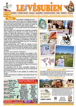 AOÛT 2025 - LE portail VESUBIEN n°128. Journal gratuit de la Vésubie & Valdeblore - 06450 - Alpes Maritimes