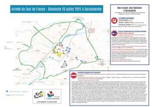Plan Circulation du Tour de France 2025