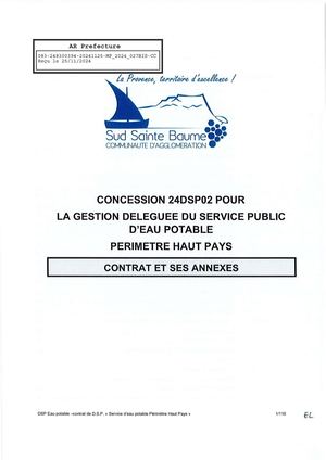 DSP Contrat Haut-Pays (occulté)