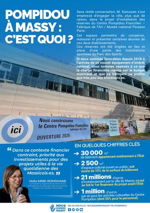 Pompidou à Massy, c'est quoi - Nous Sommes Massy