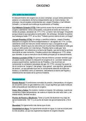 Oxigeno