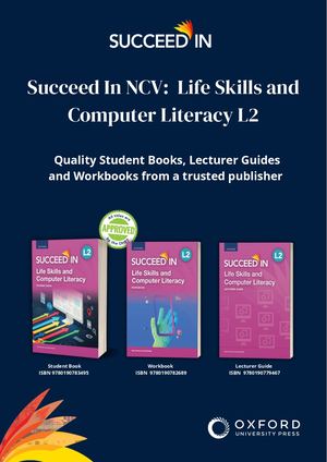 Succeed In NCV L2 Life Skills and Computer Literacy