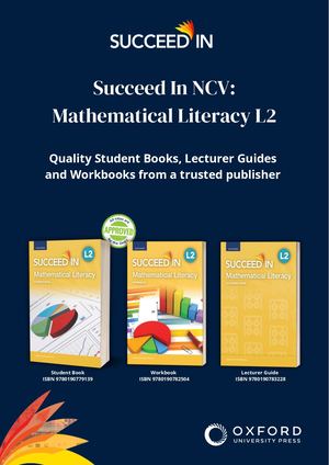 Succeed In NCV L2 Mathematical Literacy Brochure