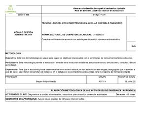 Gestión Administrativa Acf I N