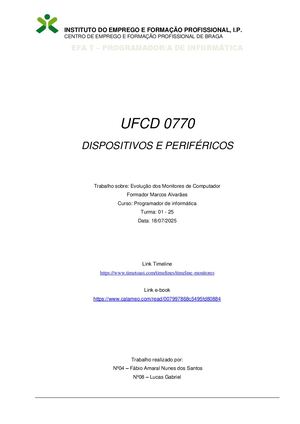 Evolução Dos Monitores