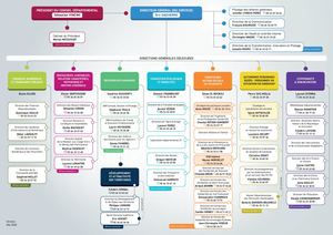 Organigramme du Conseil départemental - mars 2024