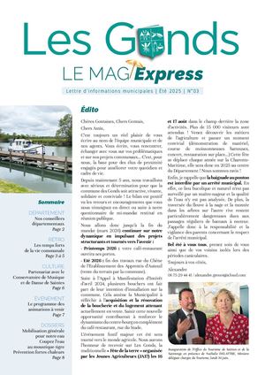 LES GONDS MAG'EXPRESS ETE 2025 - n°3