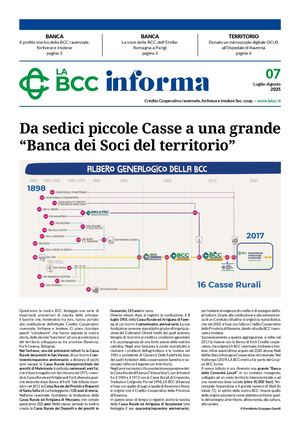 La Bcc Informa Luglio Agosto 2025