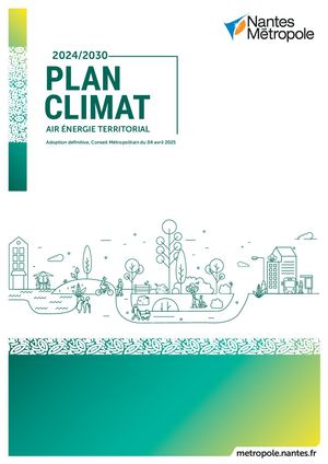 Plan Climat Air Énergie Territorial 2024-2030 Nantes Métropole