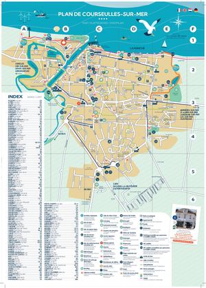 Plan de Courseulles-sur-Mer