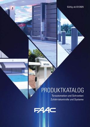 FAAC Produktkatalog 2025 AT