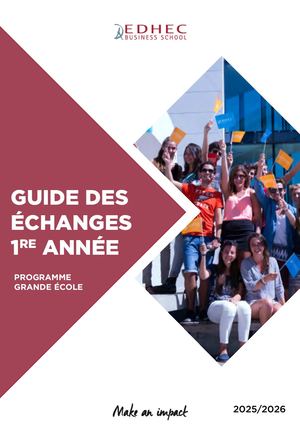 2025 Guide des echanges