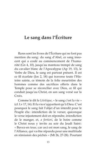 Ceci est la coupe de mon sang