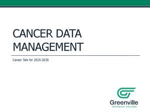 Cancer Data Management Career Talk