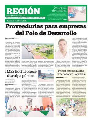 Región Martes 22 De Julio 2025