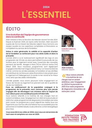 L'Essentiel 2024 - Fondation