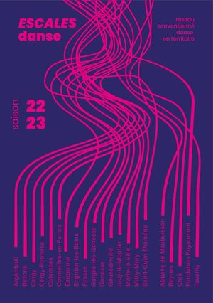 Plaquette Escales Danse.Saison 2022/2023