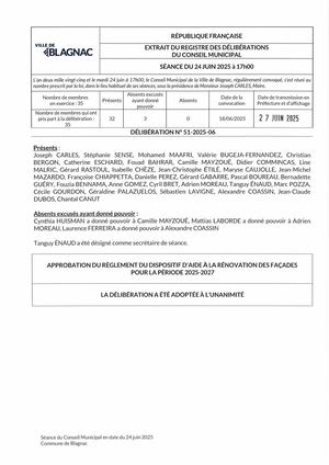 Règlement dispositif façades 2023-2025