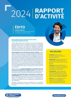 Rapport d'activité 2024 de la CCI49