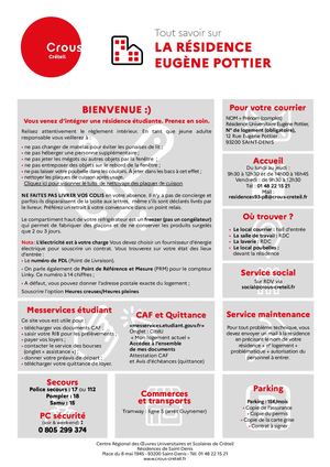 TOUT SAVOIR SUR la résidence Eugène Pottier