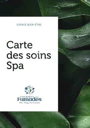 CARTE SPA THERMES DES FUMADES