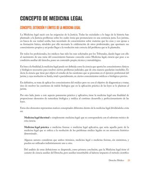 Concepto de Medicina Legal