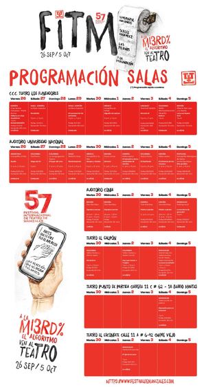 Programación de sala del FITM 2025