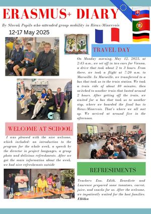 Students Diary From Rieux Minervois