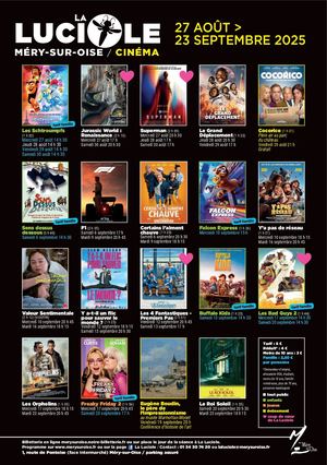 Programme cinéma août-septembre 2025