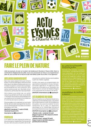 Actu Eysines 78 Août 2025