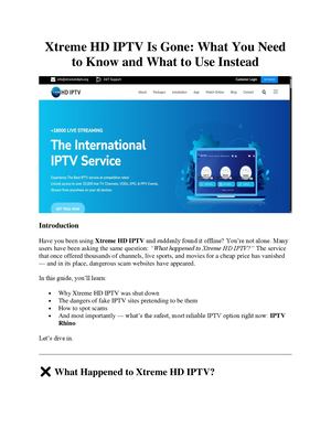 Xtreme Hd Iptv Is Gone What You Need To Know And What To Use Instead