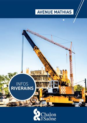 INFOS RIVERAINS - AVENUE MATHIAS