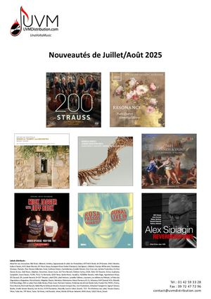 UVM Distribution : Nos Nouveautés du Mois de Juillet/Août 2025
