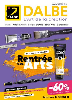 Catalogue Dalbe Rentrée des Arts 23 août 2025