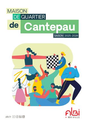 Activités Maison de quartier de Cantepau saison 2025-2026
