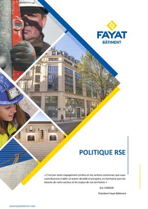 Politique Rse Fayat Batiment 2025