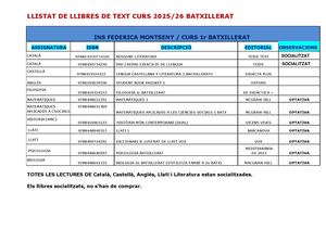 Llibres Curs 2025 26 Bo