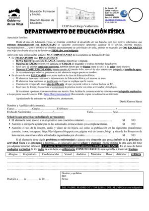 Fícha Médica CEIP JOV