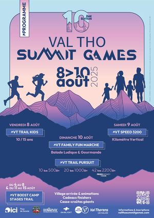Flyer Programme Week End Val Tho Summit Games 2024