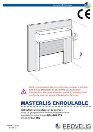 228 - Notice Masterlis Rollixo Rts Ce Chariot Roulant