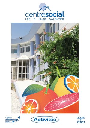Activités centre social 3 Lucs Valentine 2025-2026