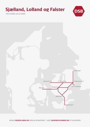 Sjælland, Lolland og Falster | 15.12.2024-13.12.2025 | DSB