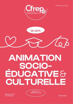 Bpjeps ASEC (oct) Animation Sociale Educative et Culturelle