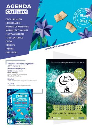 Agenda Culturel Meung-sur-Loire Juil-Oct 2025