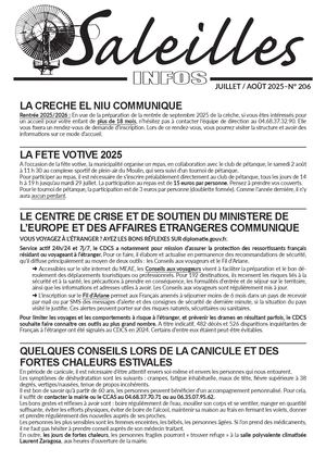 Saleilles Infos Juillet Aout