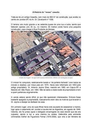 A História Do “Nosso” Casarão